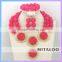 Mitaloo Latest Nigerian Wedding Beads Jewerly Set Wedding Set Jewelry High Quality African Jewelry Beads Set MT0003