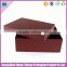 2016 cheap Kraft paper fancy custom color packing sport shorts tin box with handle