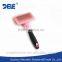 Pet products self-cleaning dog slicker brush, deshedding tool & pet grooming brush