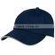 Flat embroidered cute mini navy kids baseball cap custom