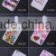 popular lady design with glitter printing soft mobile cover for iphone