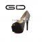 GD sexy high heel shallow mature women sandals without decoration