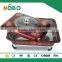 stainless steel colorful flower decal buffet server