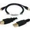 Printer USB cable USB AM to BM cable 90 degree