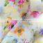 100%polyester fashion fabric/printed flowers chiffon fabric from jiangsu suzhou