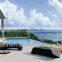 pe rattan furnture luxury chaise lounge