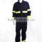 EN ISO 11612 reflevtive black fire retardant coverall