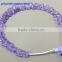 Amethyst Hand Made 4.75 mm Faceted Heart Shape, 6" Strand Length 100% Natural Gemstones