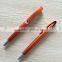 Cheap Plastic Orange Adversting Gift Pen