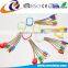 6 in 1 Colorful Multi Light Up USB Charging Charger Cable for Iphone and Android Mobile