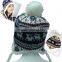 Uneed embossed christmas beanie hat with built in headphones