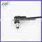 Car cigarette lighter plug with led light to right angle DC5.5*2.1 with slingshot cable