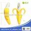 HOT sell factory softly bendable baby banana training toothbrush,baby care baby banana teething toothbrush