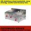 Catering equipment commercial stainless steel countertop gas griddle with fryer