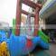 flame PVC inflatable slide with water pool/inflatable water slide/inflatable pool slide