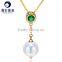 Fashion Jewelry 8.5-9mm White Top Sale Akoya White Pearl Pendant for Women