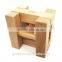 2015 Hot Sale Wooden IQ Intelligent Puzzle Magic Puzzle Kongming Lock Brain Teaser Model Number GAD1130
