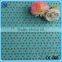 Soft Touch Plain Dyed Weft Knit Polyester Spandex Suede Material Fabric machine holes for garment