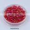 Wholesale Trend Rainbow Colors Fancy Round Micro Glass Bead In Bulk GSB-2RR05