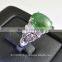 11x9 MM Green Star Sapphire Ring Lab-Created Sterling Silver 92.5 Size 5.75