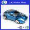 wireless racing car mouse with blue headlight