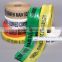 Plastic Police Barricade Warning Tape LDPE Material