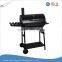 Frosted Classic Black Color Outdoor Smoker Barbecue Grill with BBQ Tables