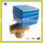3 way brass motorizd valve water shut off valve 8mm 15mm vertical type T flow