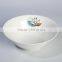 Normal white ceramic dinnerware cheap porcelain salad bowl