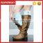 C08-3 Grey Dainty Lace Boot Socks With Button Lace Boot Cuffs Toppers Knitted Lace Leg Warmers Boot Socks
