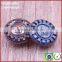 Bulk alloy thread washable double sided craft buttons for clothes