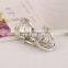 Wholesale gold plated 925 silver knuckle ring cross silver ring