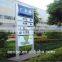 Outdoor Stainless steel wayfinding pylon sign