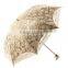 Structurein princess folding anti-uv black lace mushroom sunshade umbrella