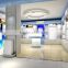 NEW elegant corner showcase MDF glass display cabinet showcase & design wall showcase
