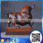 Wholesale antique wood carved style resin bull statue,resin cow statue,resin cattle statue