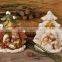 Resin christmas tree nativity set