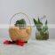 Fashion Wooden Color Decoration Resin Plant Pot Stick Decoration