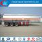3 Axle carbon steel tank trailer 12-wheeel semi-trailer 37.5cbm fuel tank trailer for sale