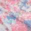 100% polyester chian supplier girl dress water printing organza fabric