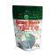 stand up dog food packaging bag with zipper and clear window