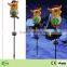 Outdoor christmas lights metal reindeer solar stake light christmas decoration