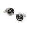 Fashion black metal custom cufflinks