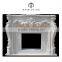 Natural marble / limstone indoor fireplace frame sculpture