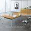 eight legs wooden long conference table