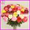 artificial silk white rose bud