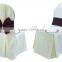 Cheap wholesale banquet chair cover wedding lace chair hood In White Color