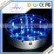 Battery operated under table vase LED centerpiece light base RGB wedding decoration
