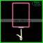 Supermarket POP Plastic A4 Acrylic Sign Holder with Display Clip for Promotion