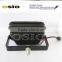5' square Black IRON Engineering head light ,Halogen Sealed Beam , SEMI-SEALED BEAM Install HID,H4
